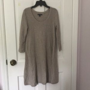 3/4 sleeve sweater dress